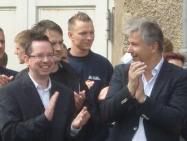 Der Regierende Bürgermeister Klaus Wowereit beim Fest anlässlich 135 Jahre Freiwillige Feuerwehr Köpenick